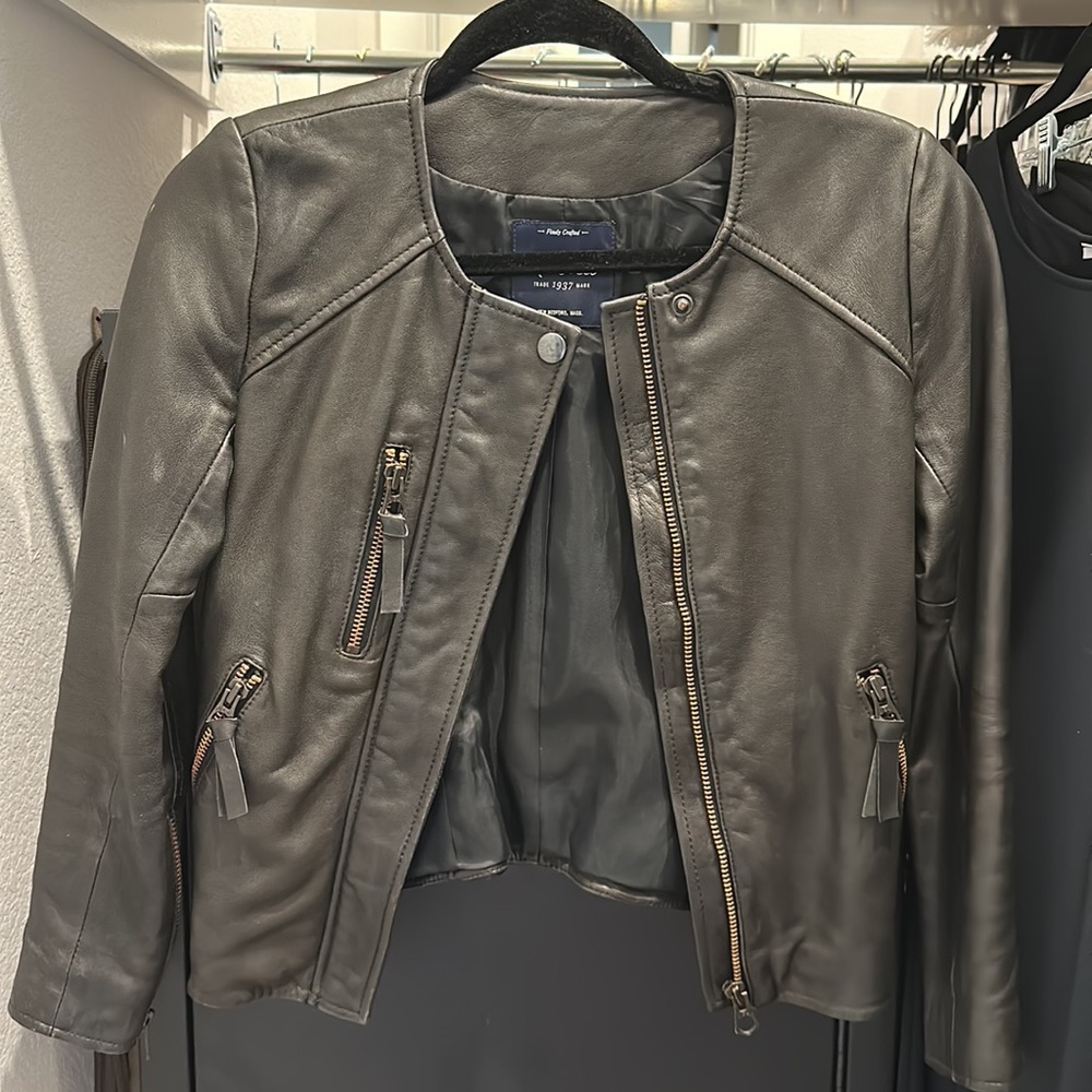 Madewell Genuine Leather Jacker